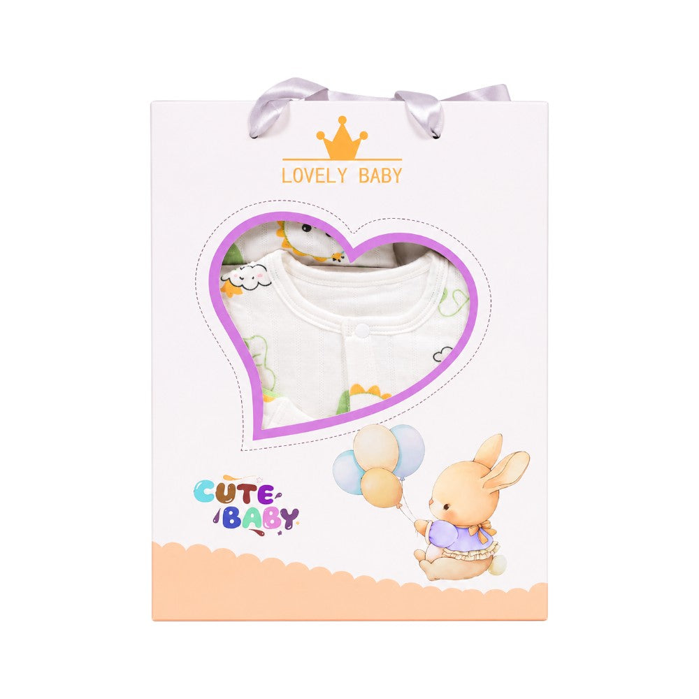 BABY 5PC GIFT SET BOX WHITE PRINT IR-26 81190