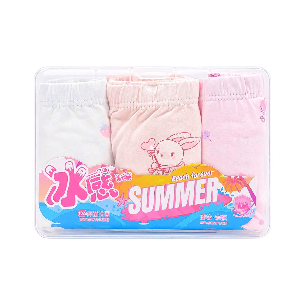 GIRLS BOXER 3PC PACK 170 9-10YEAR MULTY COLOUR IR-26 D001