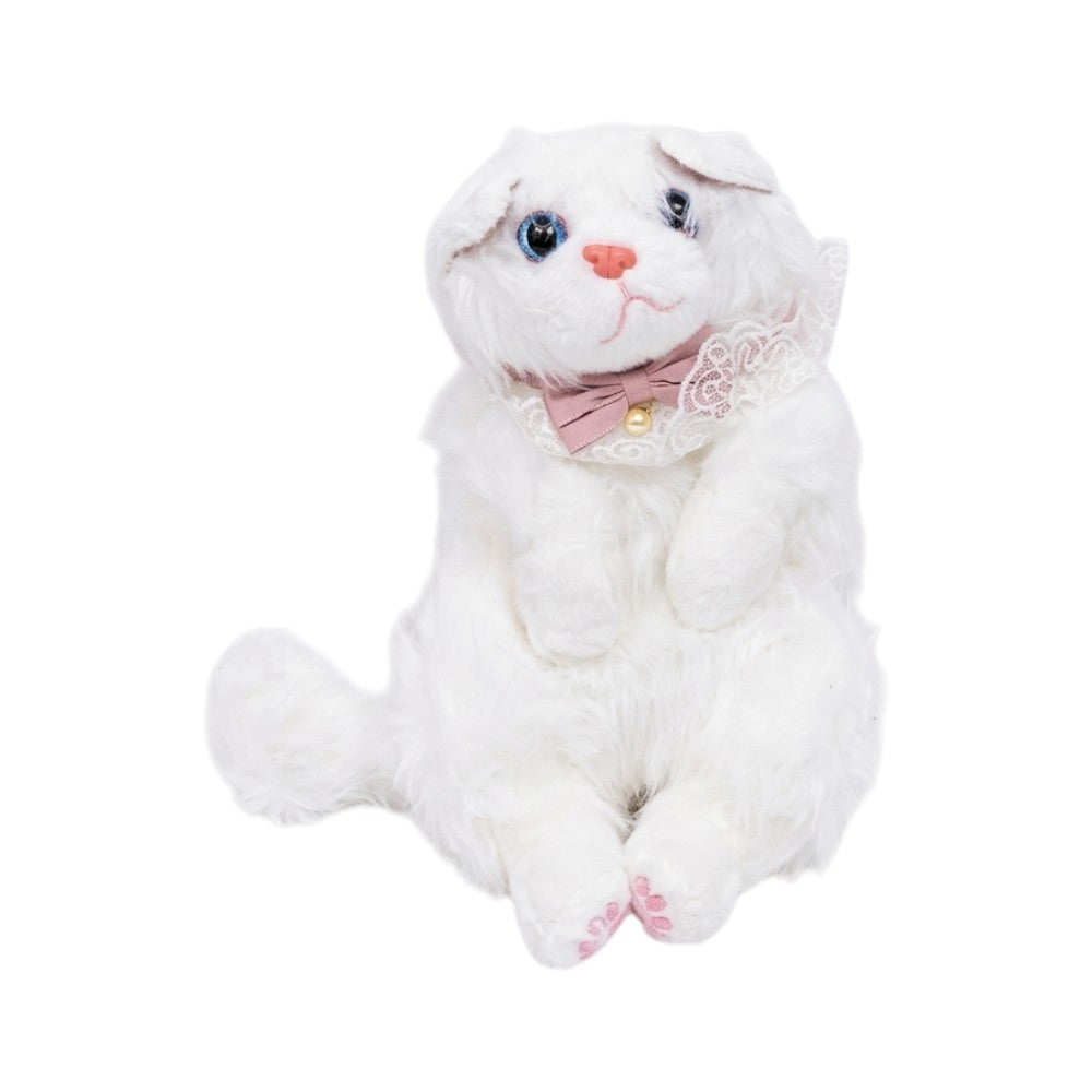 BABY STUFF FUR SHOULDER BAG MUSICAL 101 WHITE ZHW-26 W/G