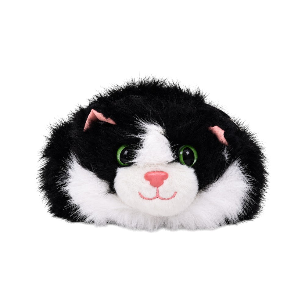 BABY FUR PURSE STUFF BAG CAT 102 BLACK ZHW-26 W/G