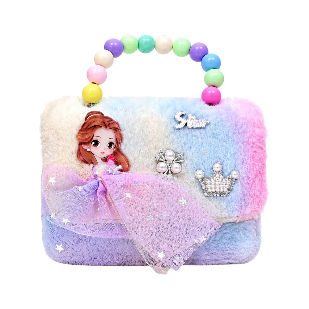 GIRLS CLUTCH PURSE OFF WHITE 1 ZHS-26  W.G
