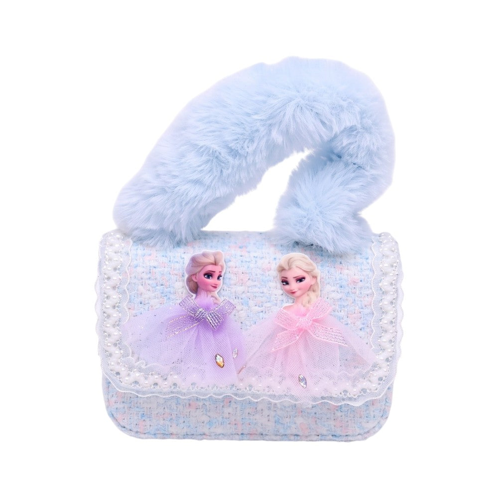 GIRLS CLUTCH PURSE SKY BLUE 12 ZHS-26  W.G