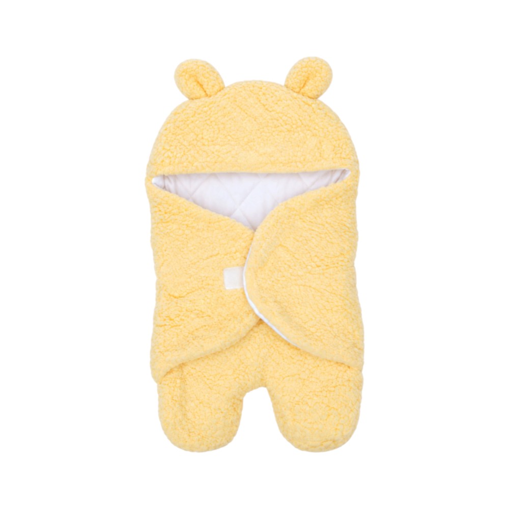 BOYS FLEECE SWADDLE LEMON (60X70CM) YK-1 IR-26