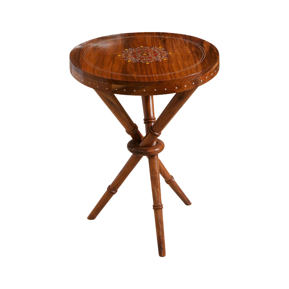 WOODEN TABLE ROUND SOLD-11
