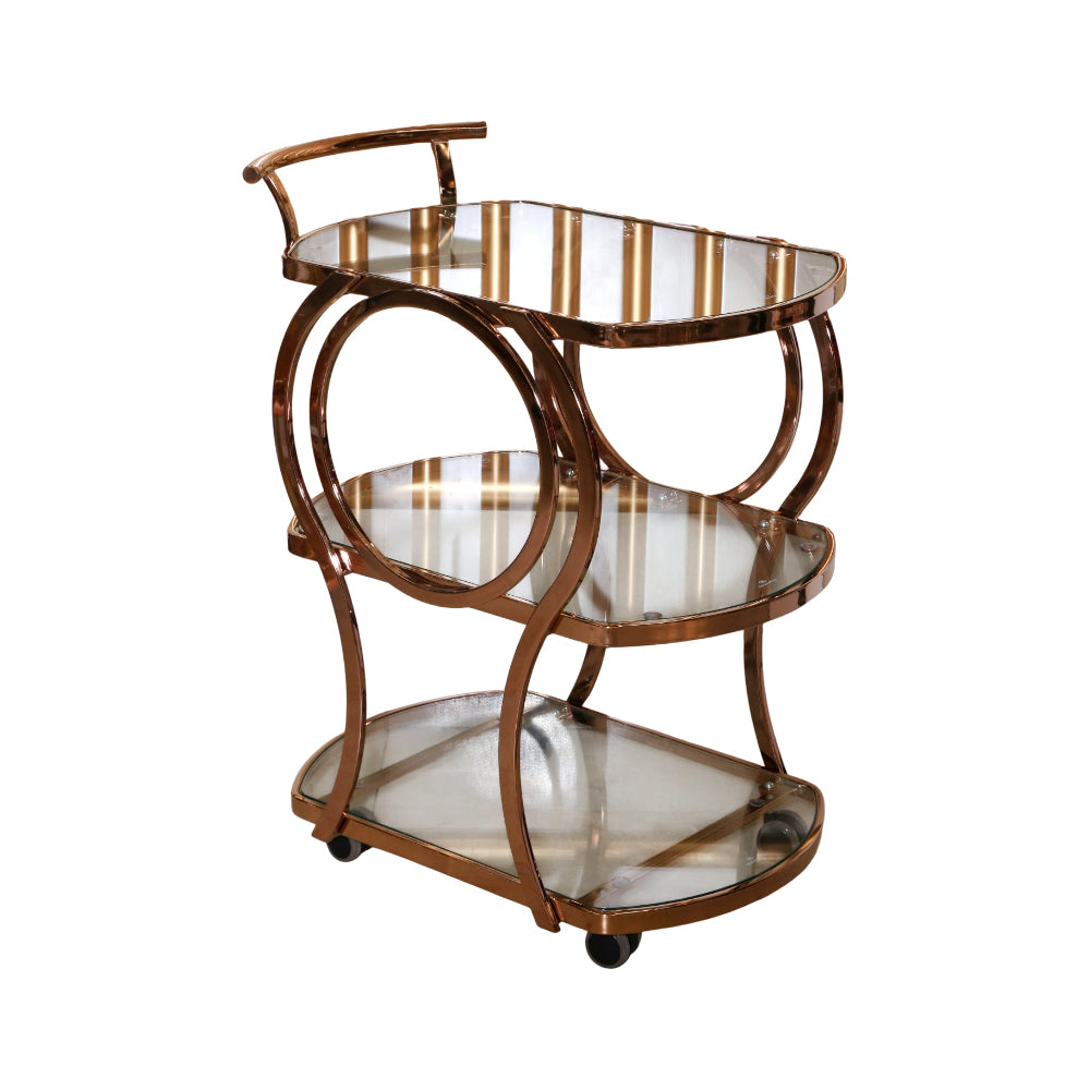 TEA TROLLEY IR D818 A+B ROSE GOLD
