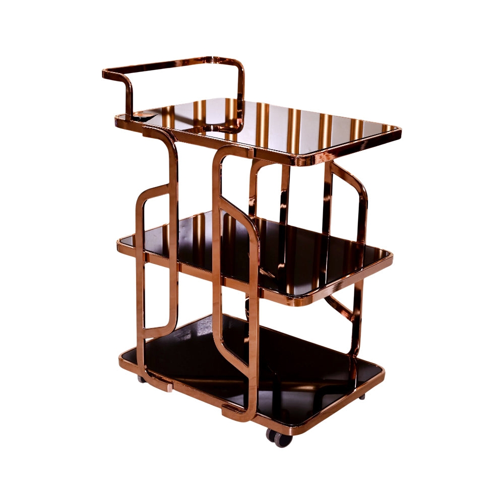 TEA TROLLEY IR D918 A+B ROSE GOLD