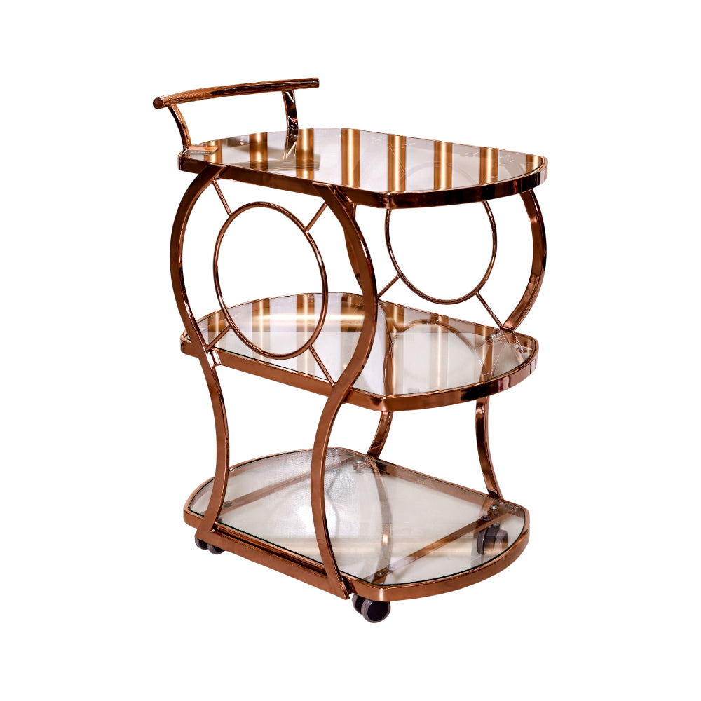 TEA TROLLEY IR D819 A+B ROSE GOLD
