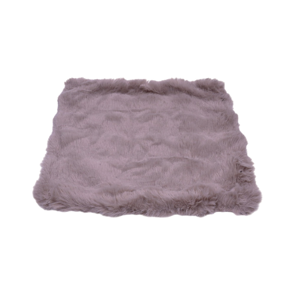 TH CUSHION COVER SQUARE FUR SKIN