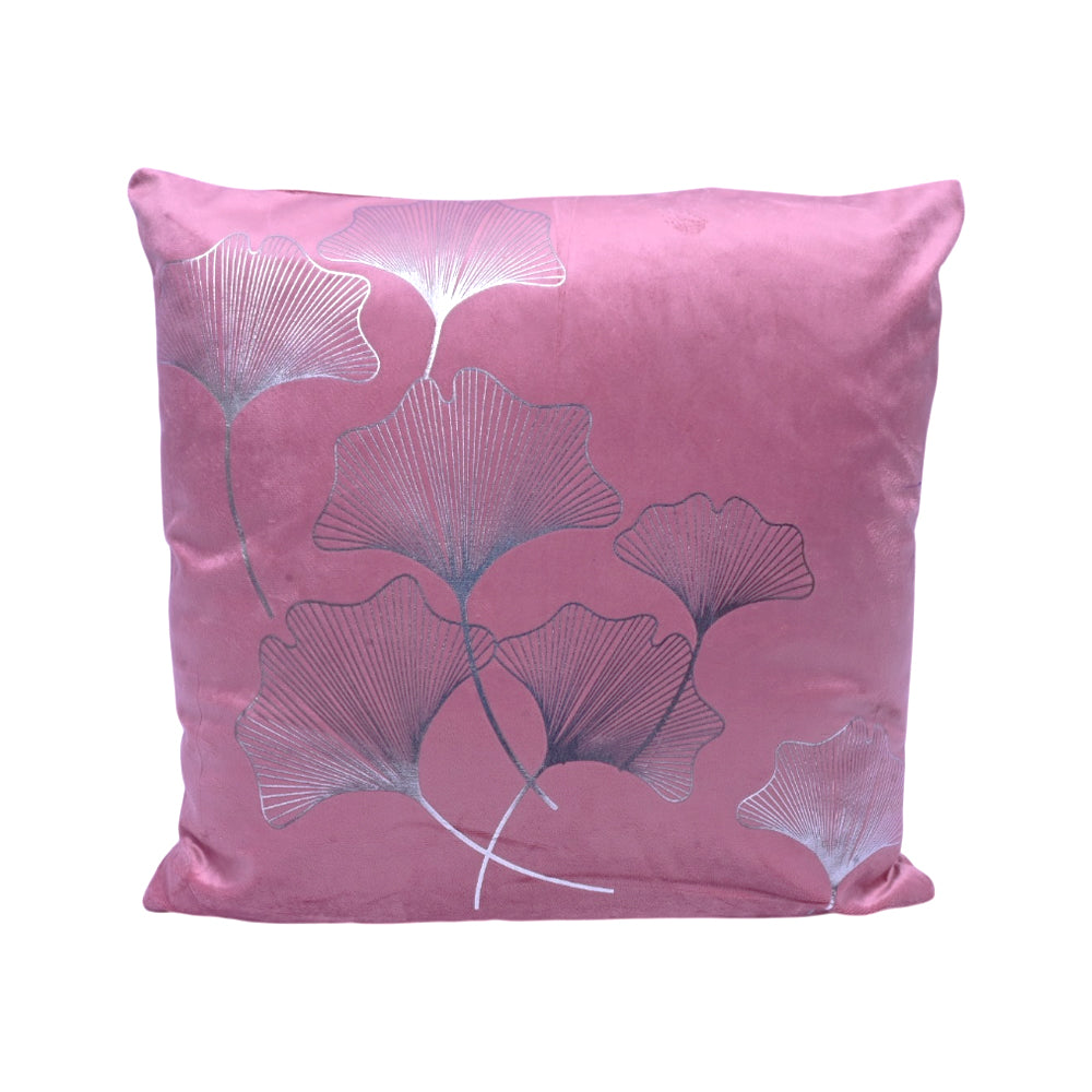 TH CUSHION COVER FOIL PRINT SH PINK