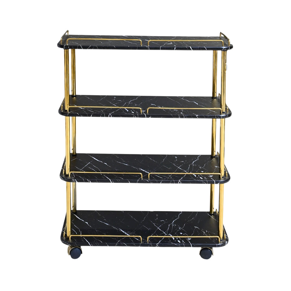 MULTIPAL USE 4 STEP RACK SR4 BLACK MARBLE E-18