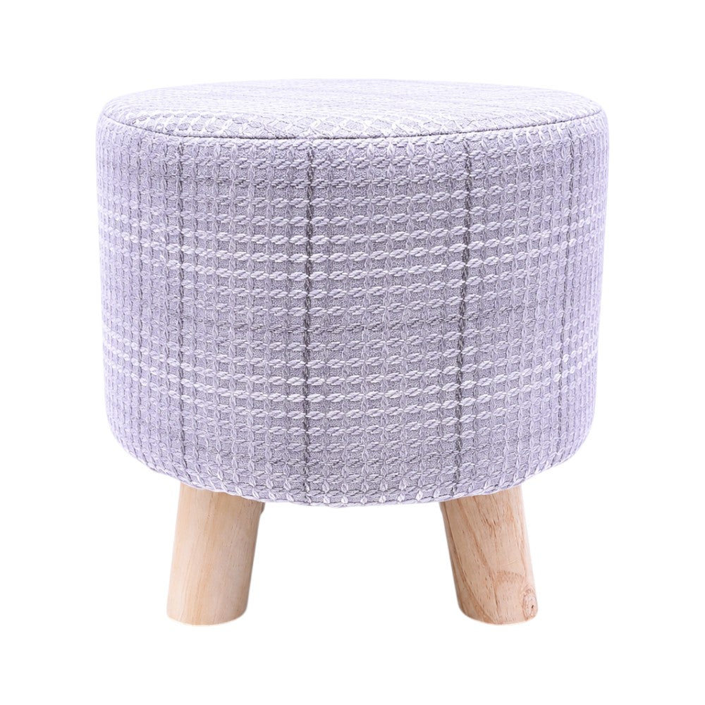 FUR STOOL GRAY IR 36073-15