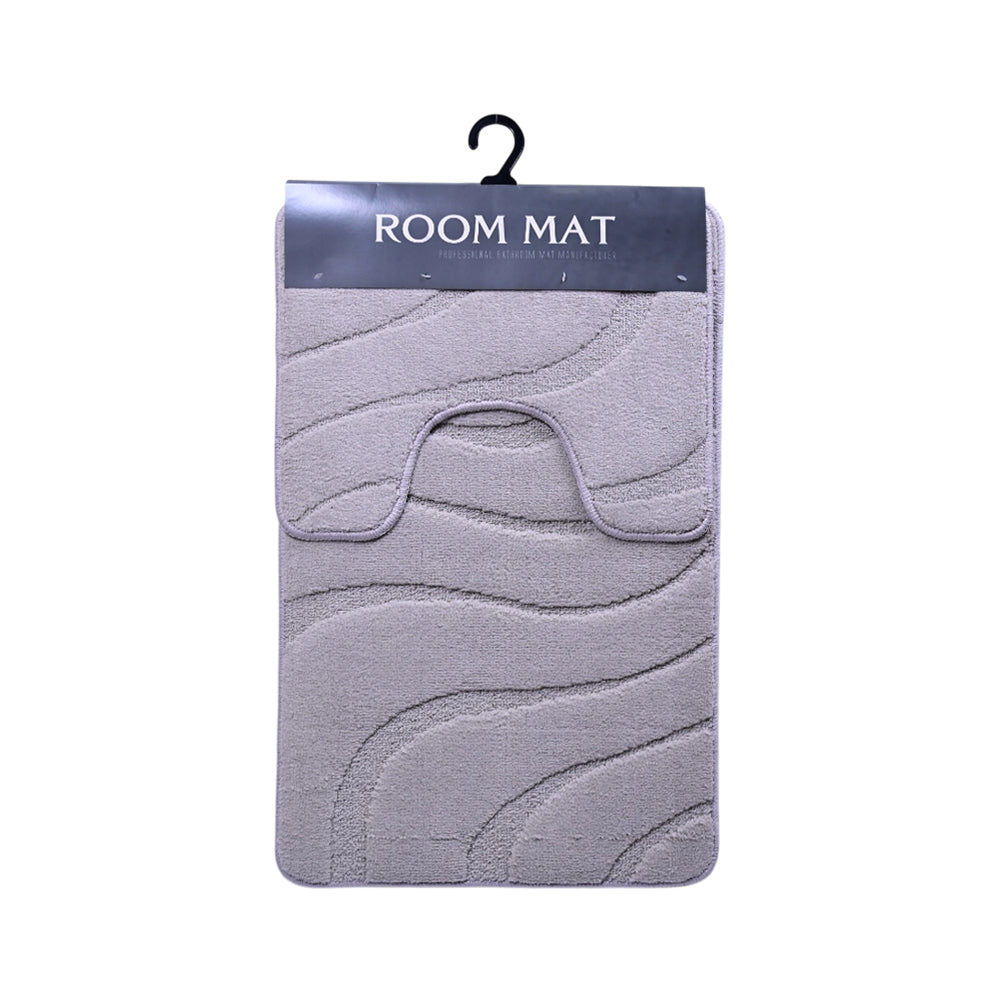BATH MAT 2PC SET IR  48X78/39X48U DD-81