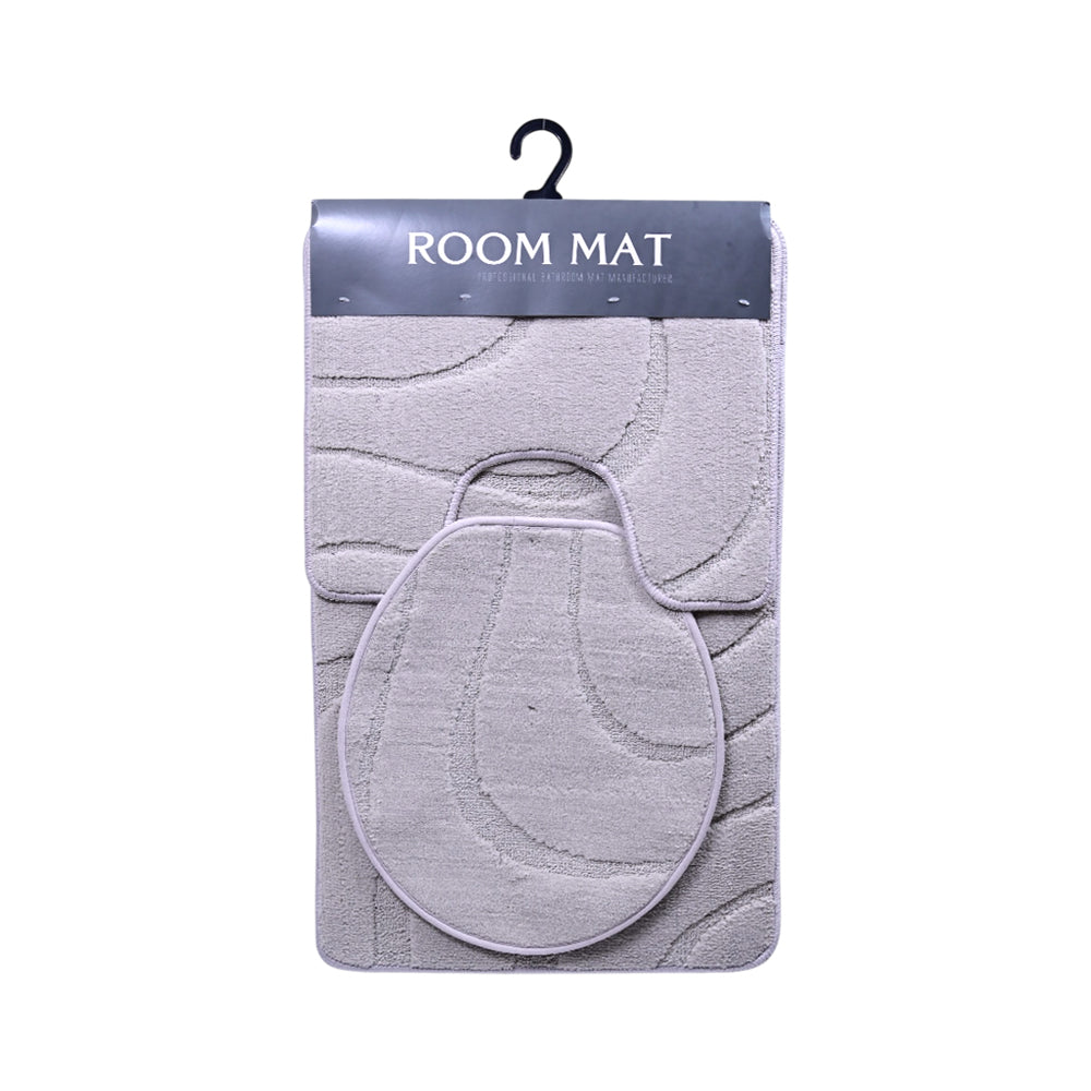 BATH MAT 3PC SET IR  48X78/39X48U/39X45 DD-86