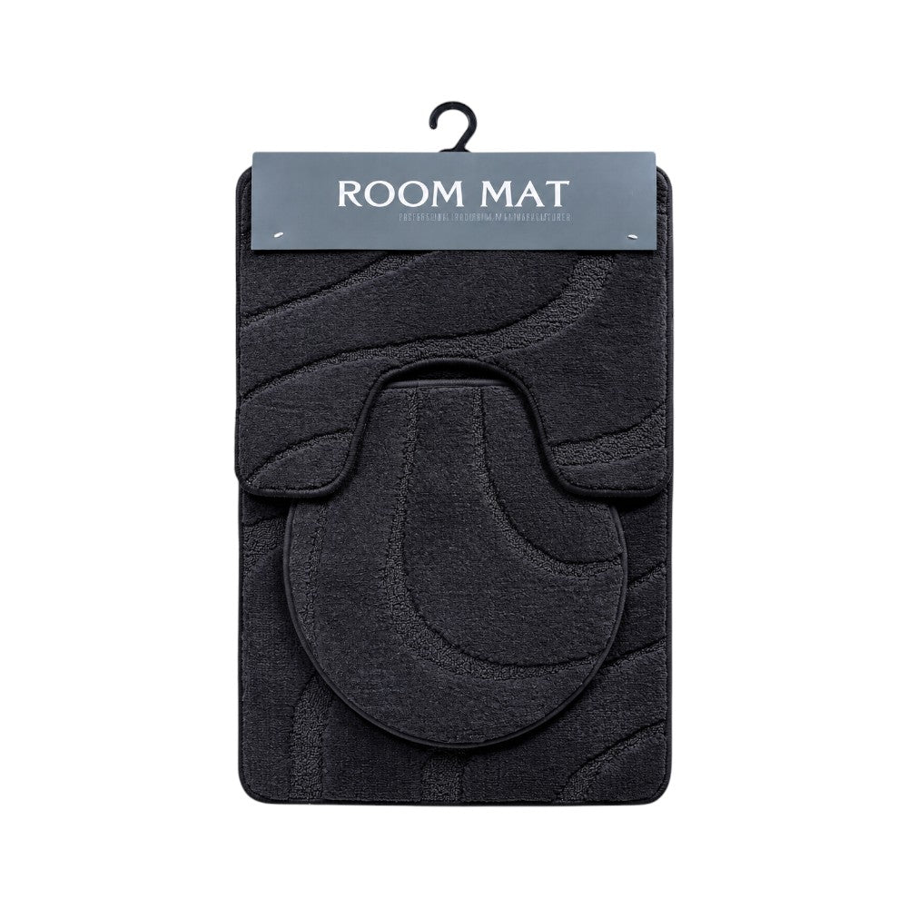 BATH MAT 3PC SET IR  48X78/39X48U/39X45 DD-89