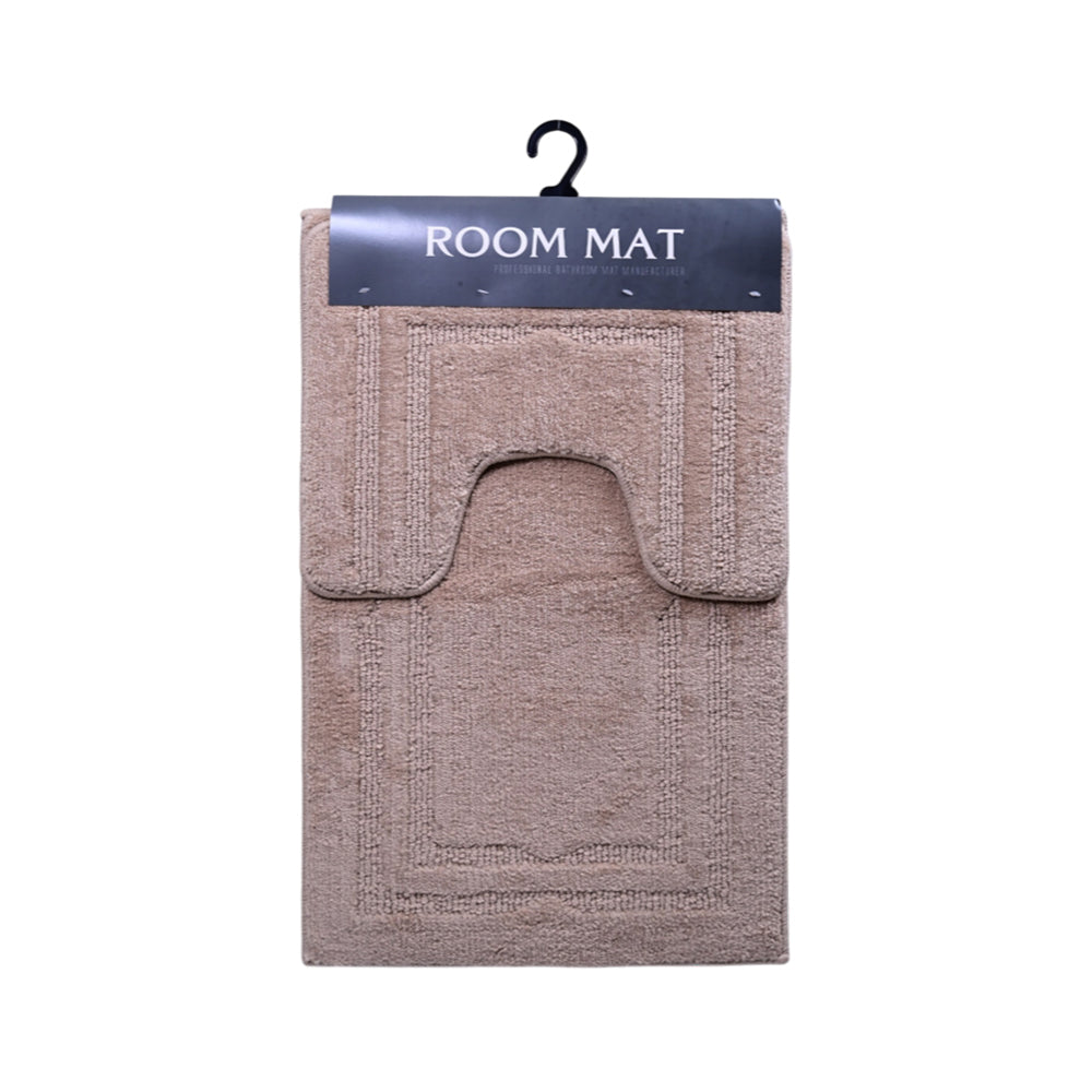 BATH MAT 2PC SET IR  50X80/40X50U DD-100