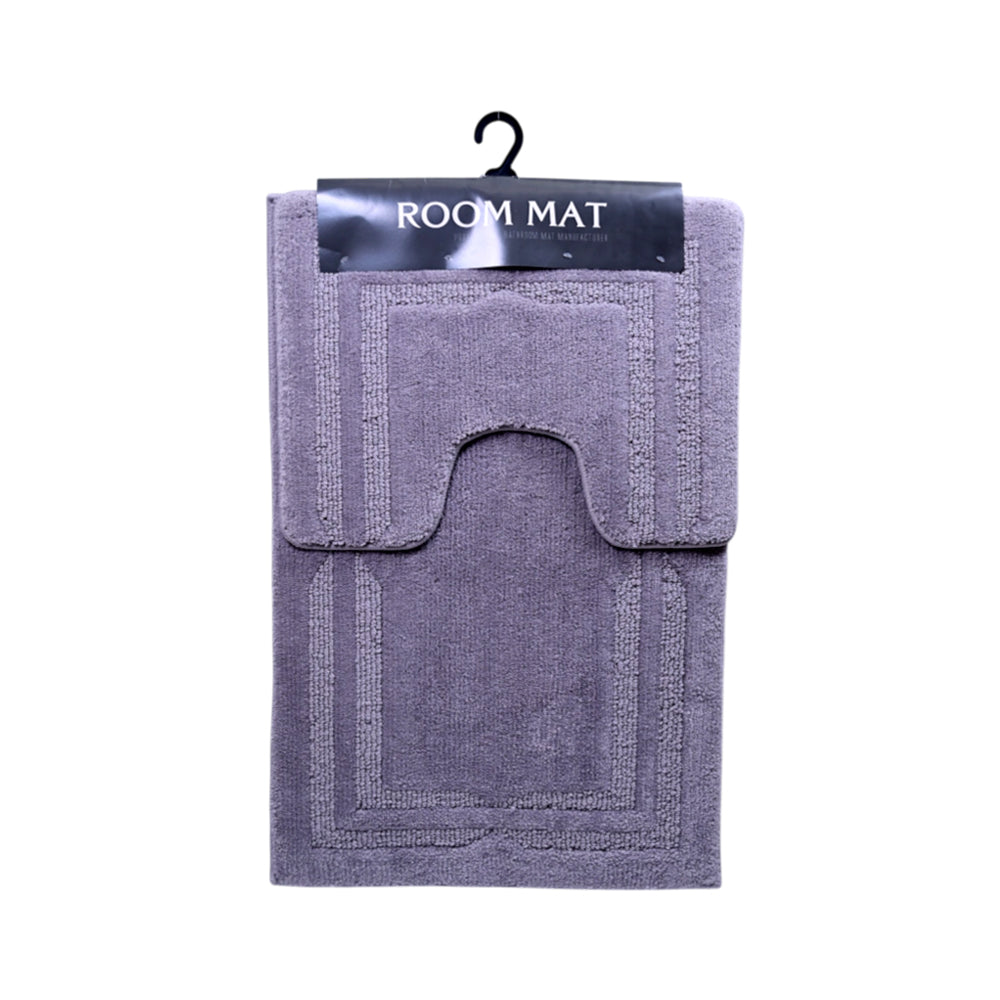 BATH MAT 2PC SET IR  60X90/45X60U DD-105