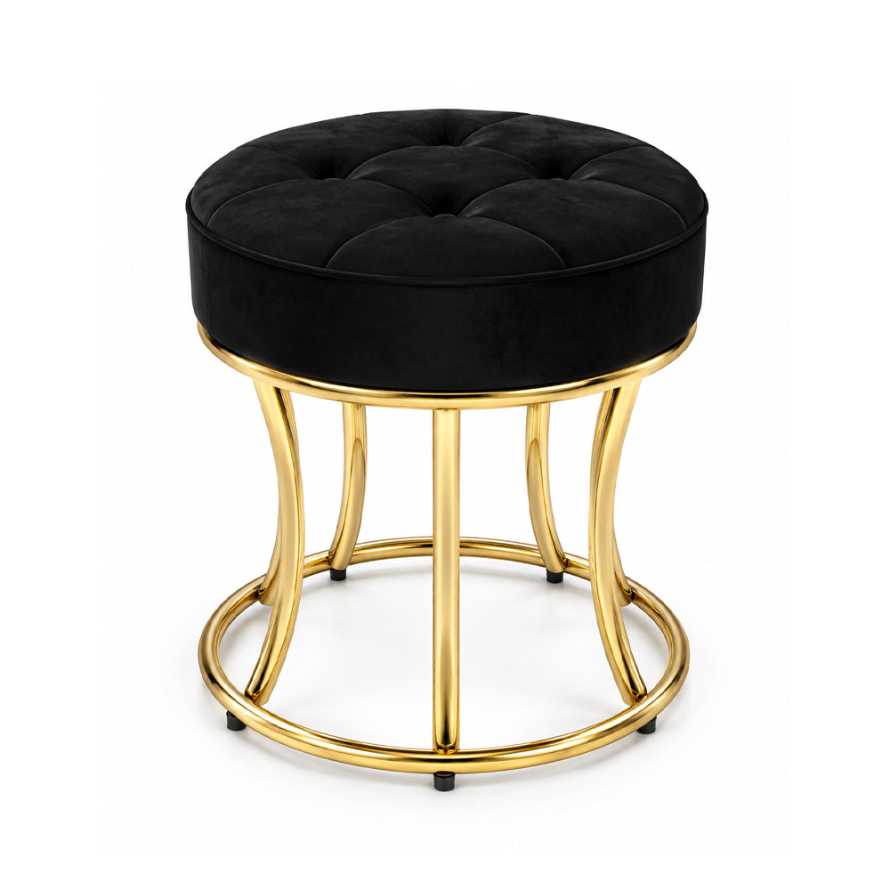 STOOL S.S GOLDEN 9010 BLACK