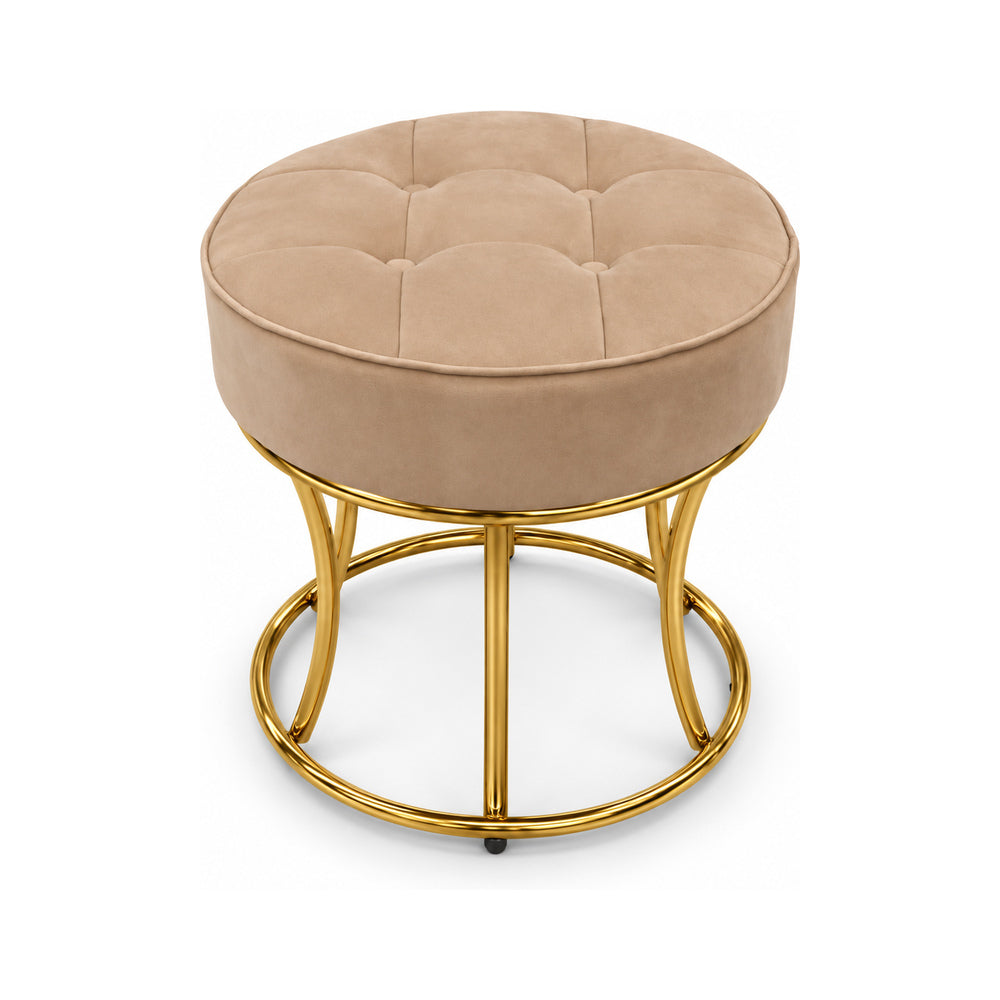 STOOL S.S GOLDEN 9010 BEIGE