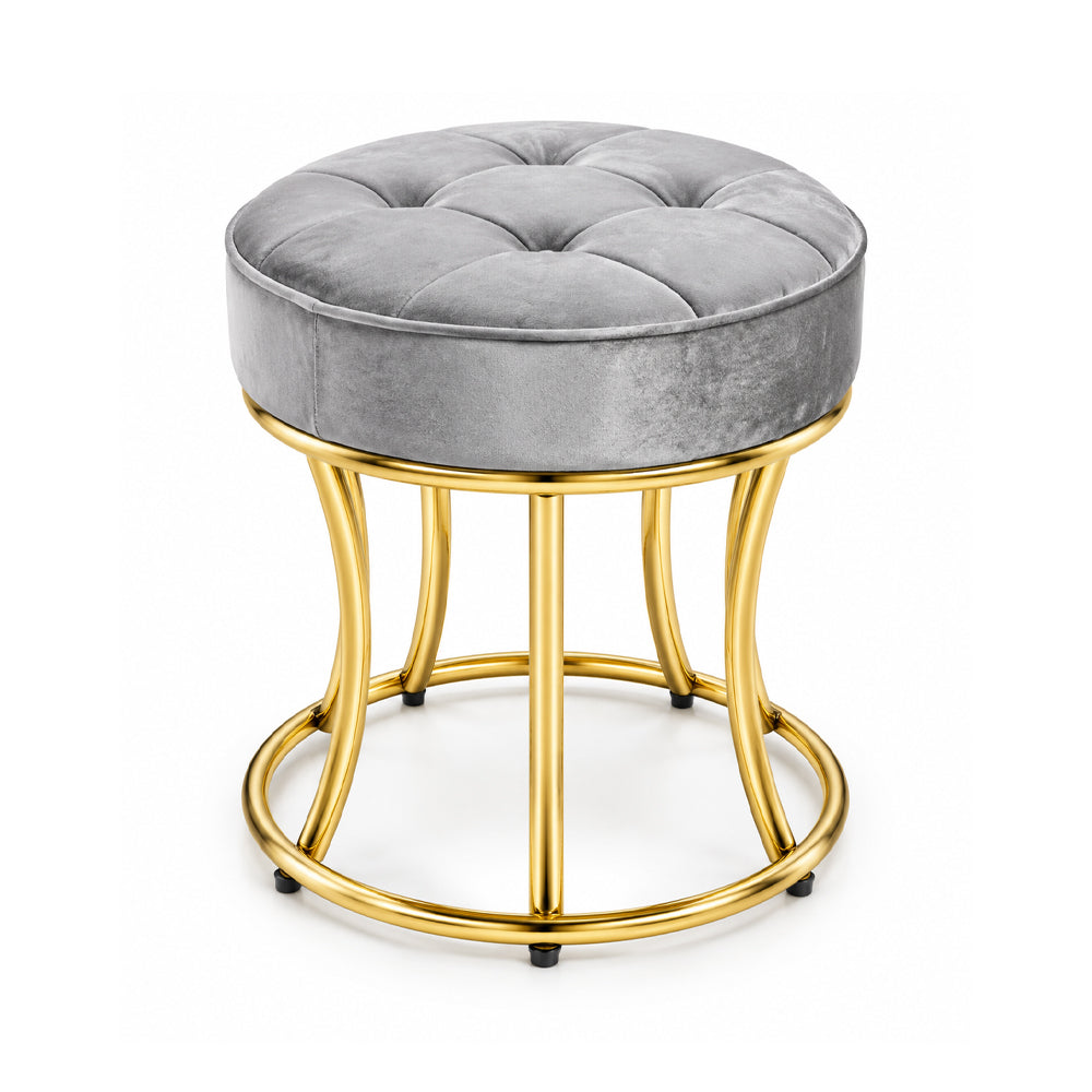 STOOL S.S GOLDEN 9010  GREY
