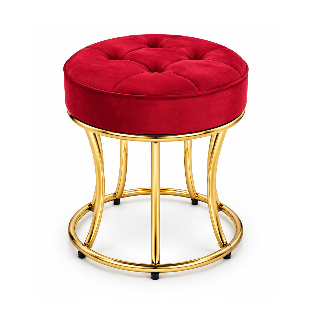 STOOL S.S GOLDEN 9010 MEHROON