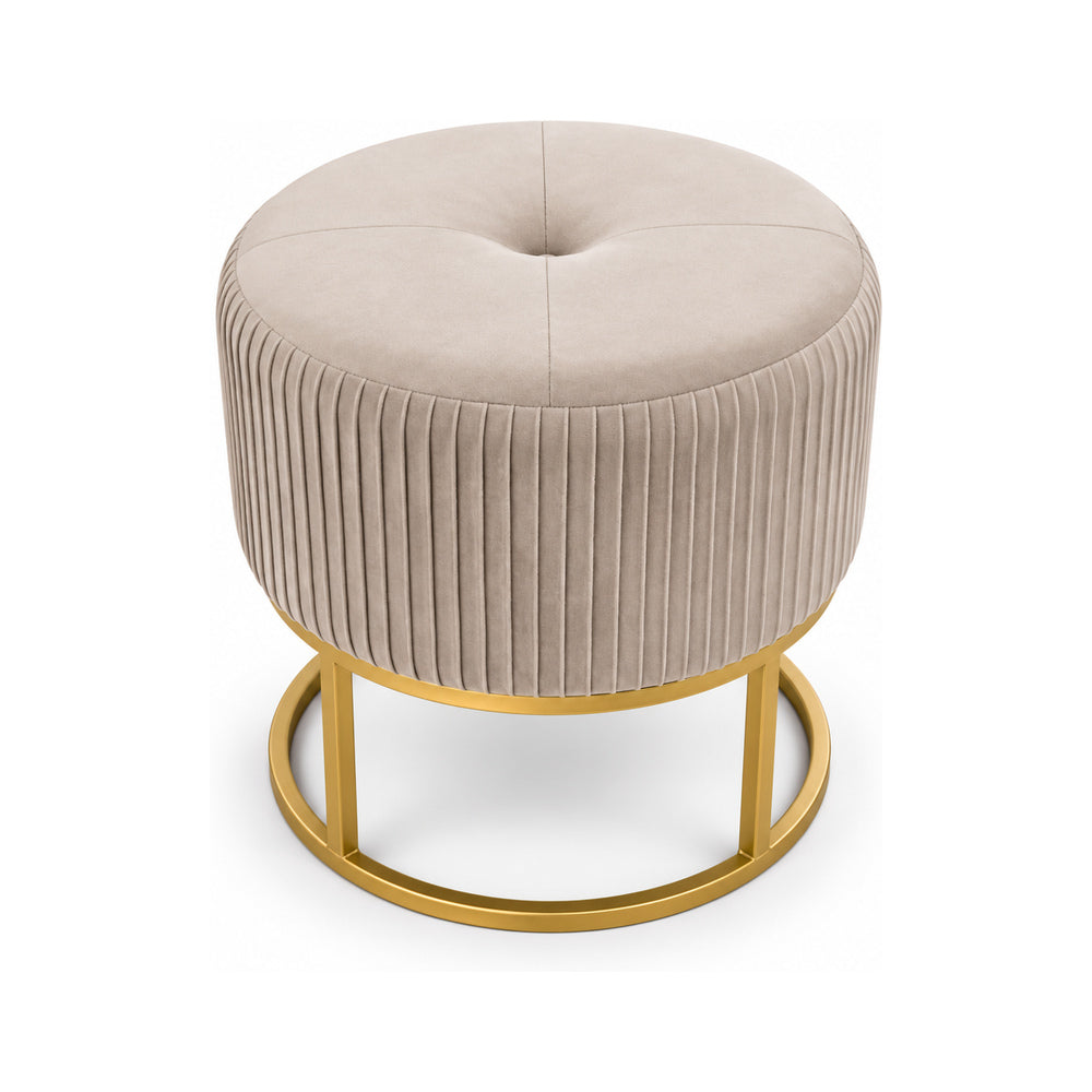 FANCY STOOL IR BEIGE SL-16 SMALL