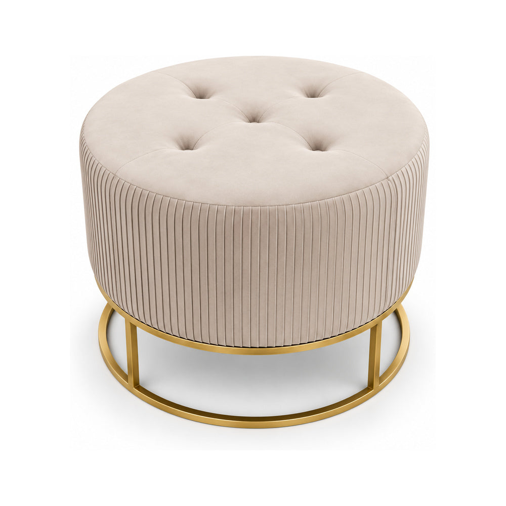 FANCY STOOL IR BEIGE SL-16 LARGE