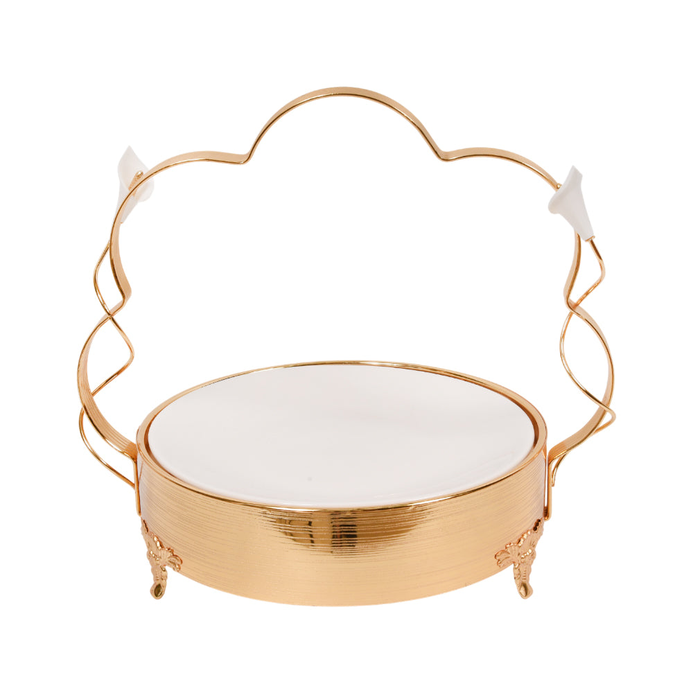 DISH WITH HANDLE GOLDEN 87-7 (M)