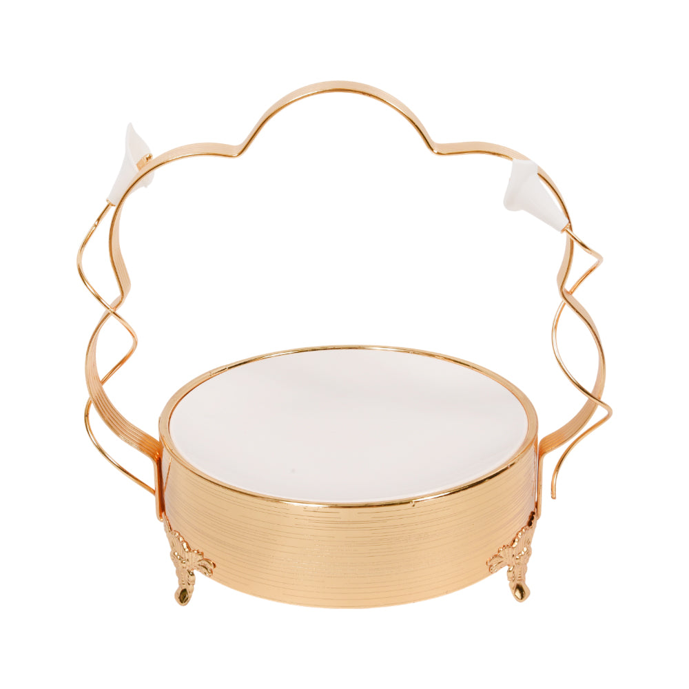 DISH WITH HANDLE GOLDEN 87-8 (S)
