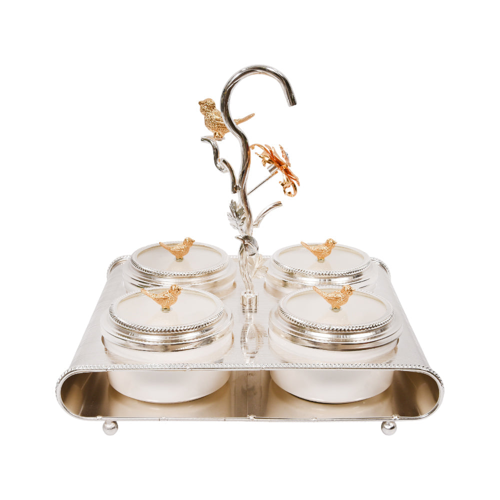 DISH DRYFRUIT SILVER 87-9
