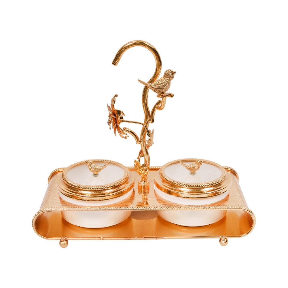 DISH DRYFRUIT GOLDEN 87-10