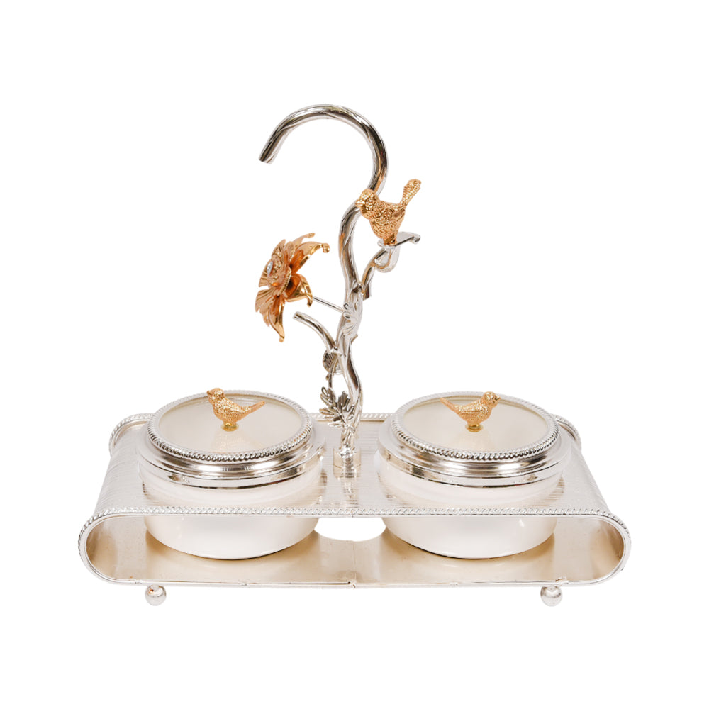 DISH DRYFRUIT SILVER 87-10