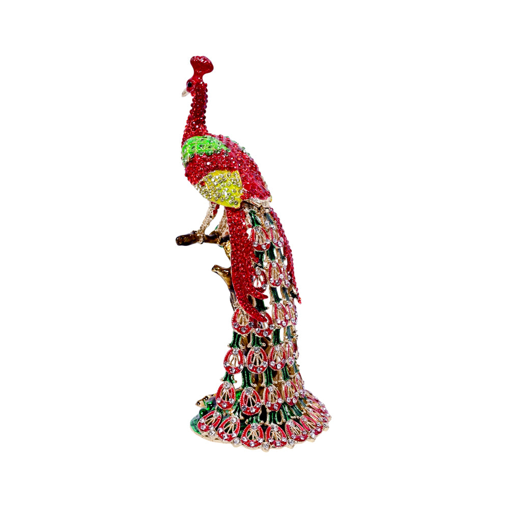 JEWELLERY BOX BEADS PEACOCK 8101