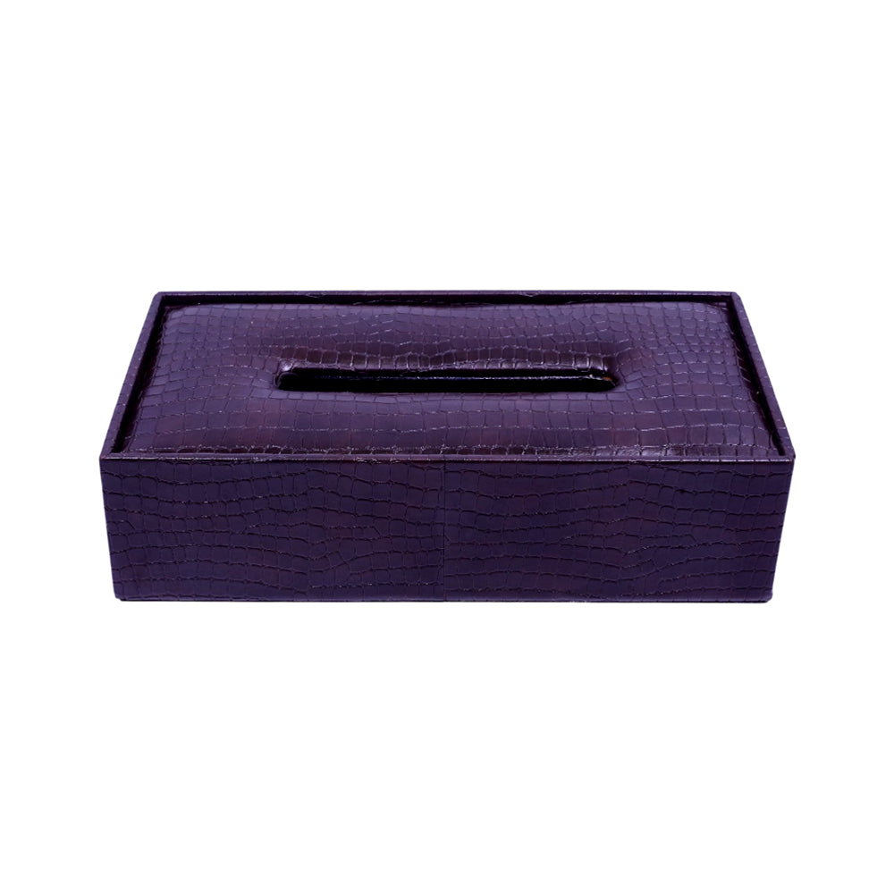 TISSUE BOX LEATHER SLIM LS-26