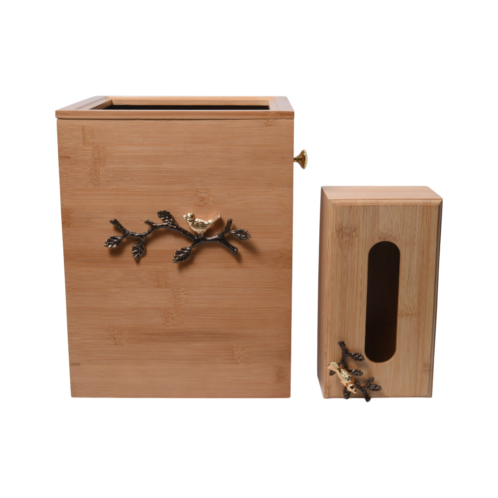 DUSTBIN SET ORCHID WB-1092