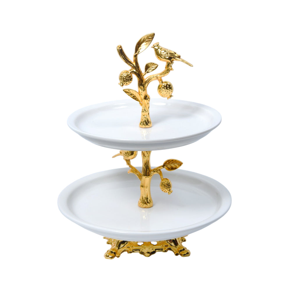 CAKE DISH 2PCS SJ1304-2T A.Z