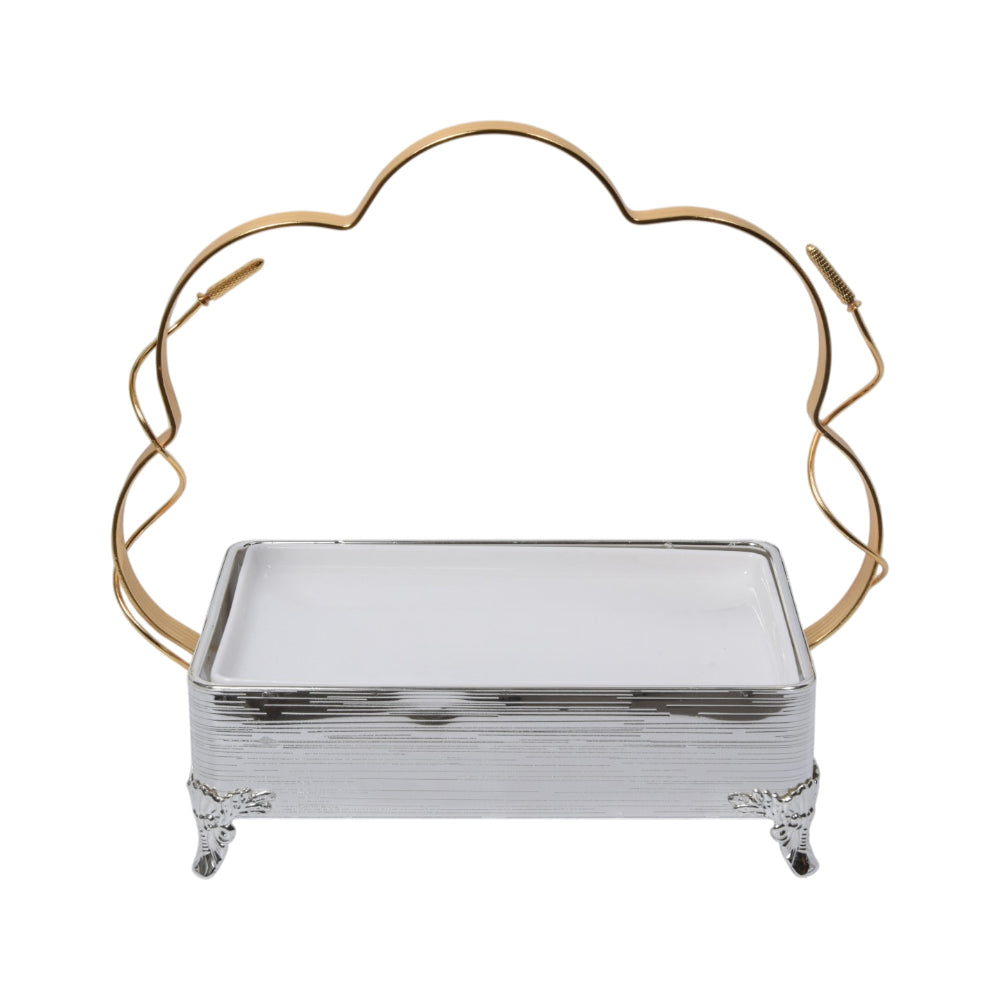 DISH MEDIUM SILVER 87-2B M.T