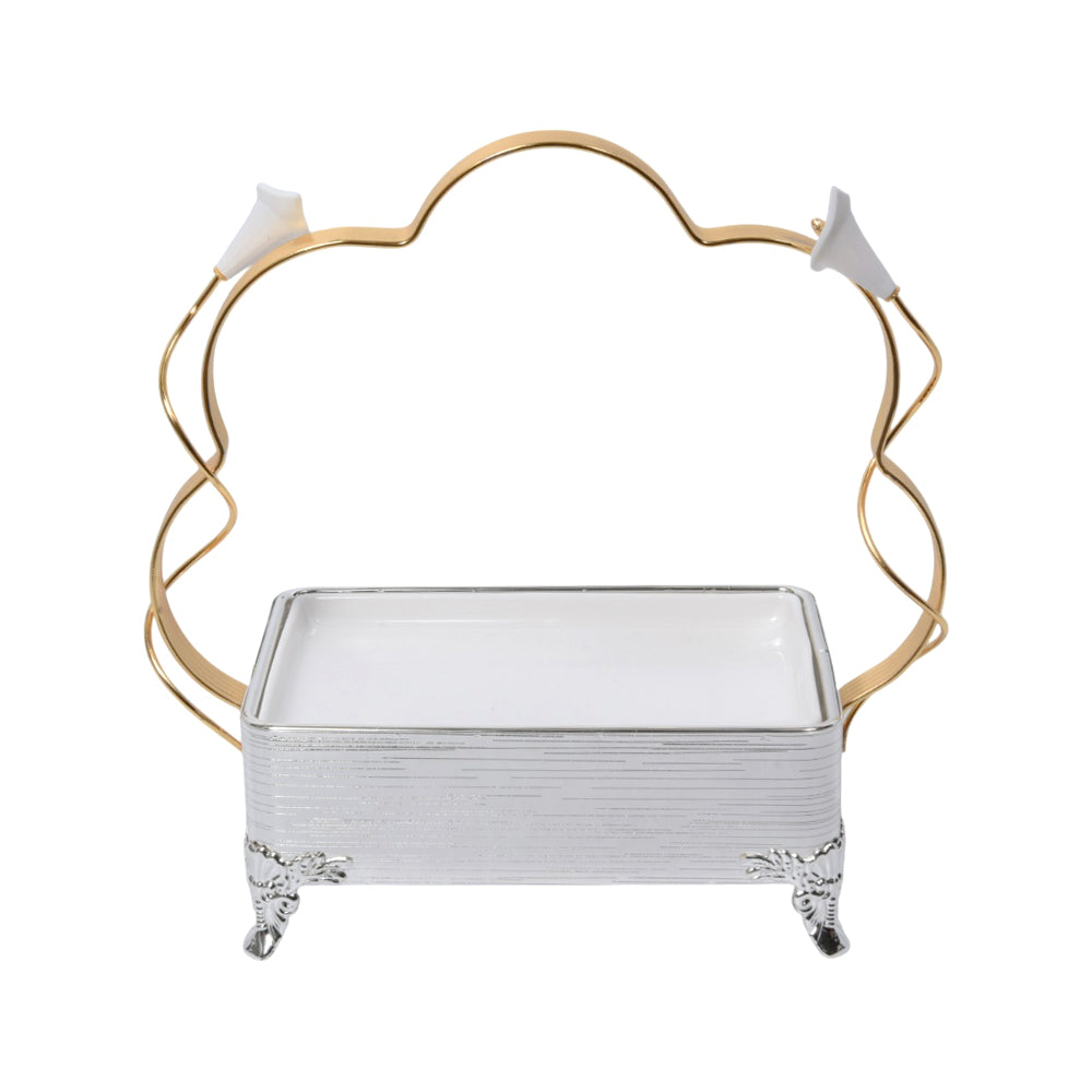 DISH SMALL SILVER 87-3B M.T