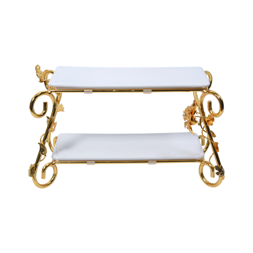 CAKE DISH 2 TIRE GOLDEN 87-6B M.T