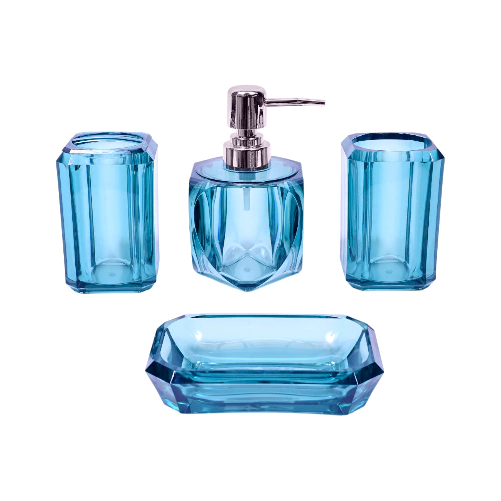 BATHROOM SET 4PC ACRYLIC IR F43531