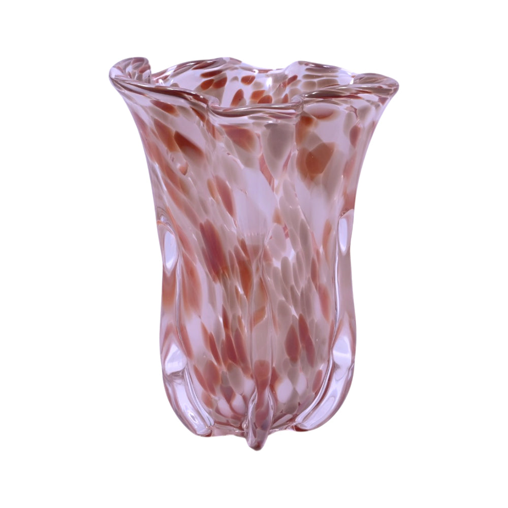VASE CRYSTAL IR  HY424 25