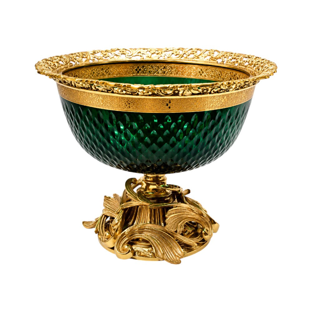 BOWL CRYSTAL BRASS IR E7-B3032-1 JSB05-D02-1D