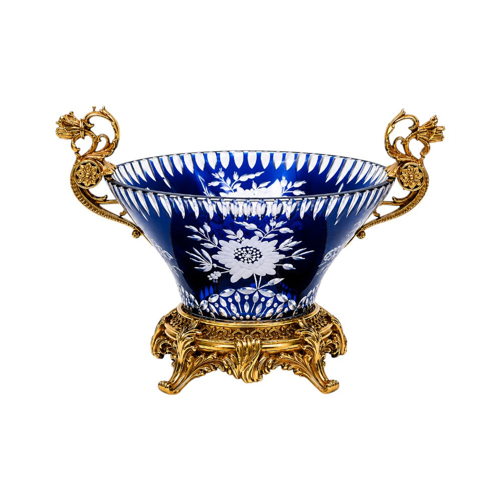 BOWL CRYSTAL BRASS IR E9-B3031-2 JC202-A32-JB