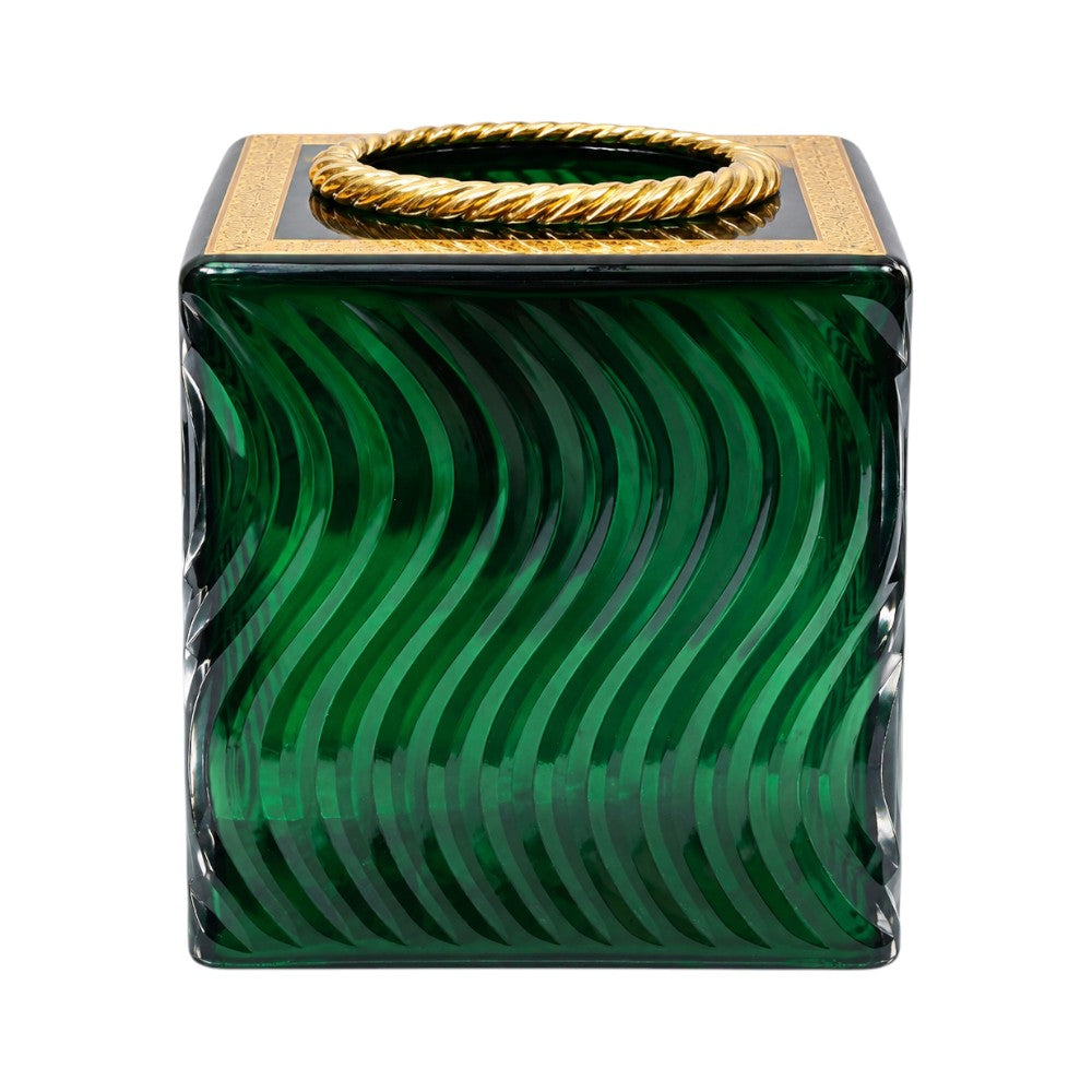 TISSUE BOX CRYSTAL BRASS IR H-W02-6025 JSC05-D02-1D