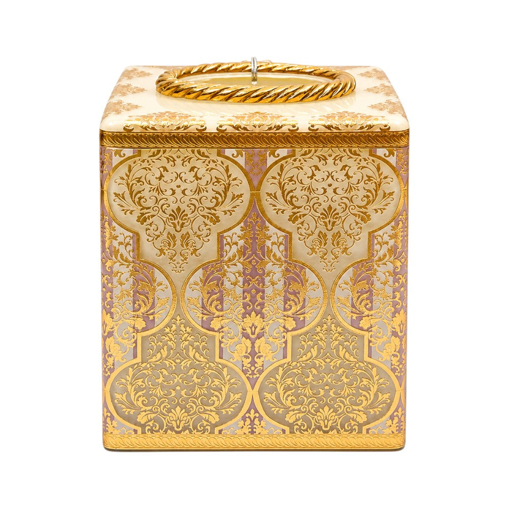 TISSUE BOX CRYSTAL BRASS IR H-W02-6025 J204-B04