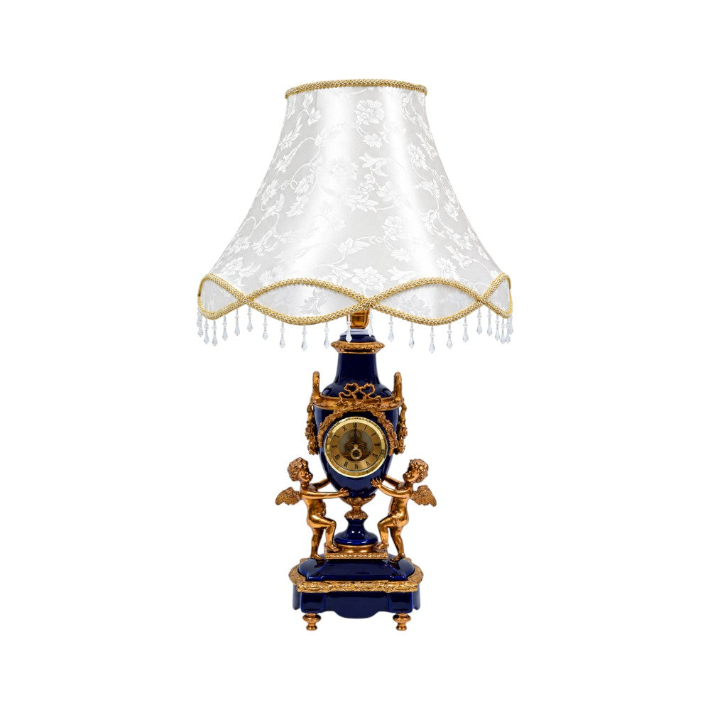 TABLE LAMP & CLOCK IR JBC-A033C-LP