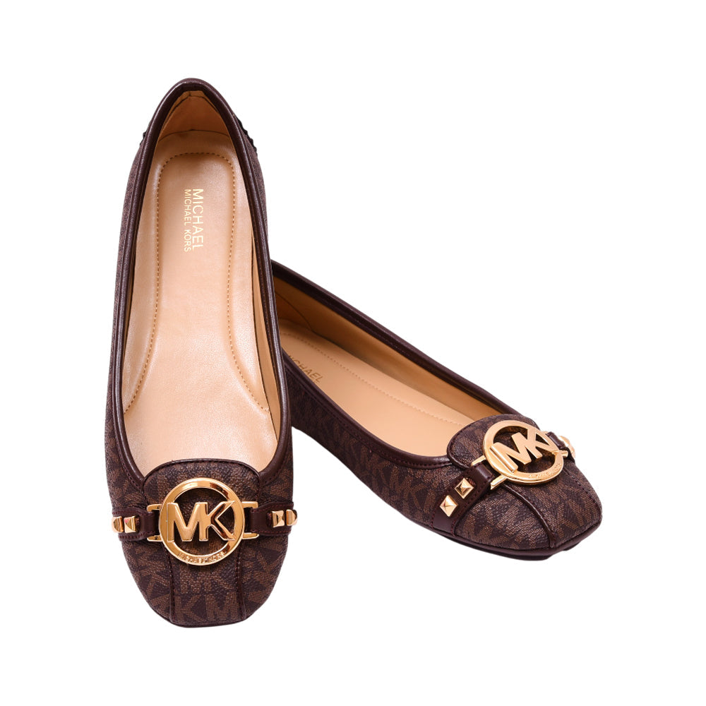 MK PUMPS FULTON MOC 49T8FUFR1B BRN 7.5 (IR)