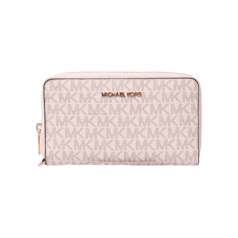 MK SIGNATURE WALLET 35F8GTVW9B VANILLA (IR)