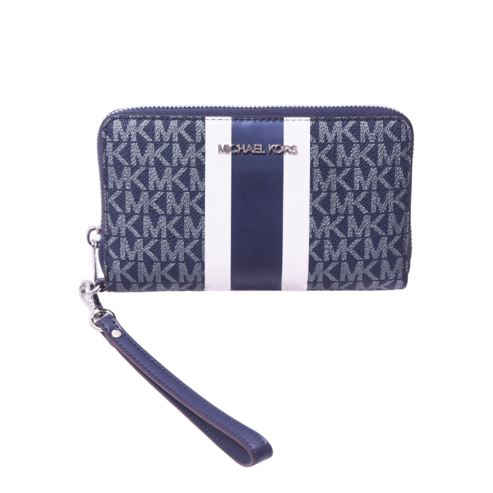 MK SIGNATURE WALLET 35F5STVE3K BLU (IR)