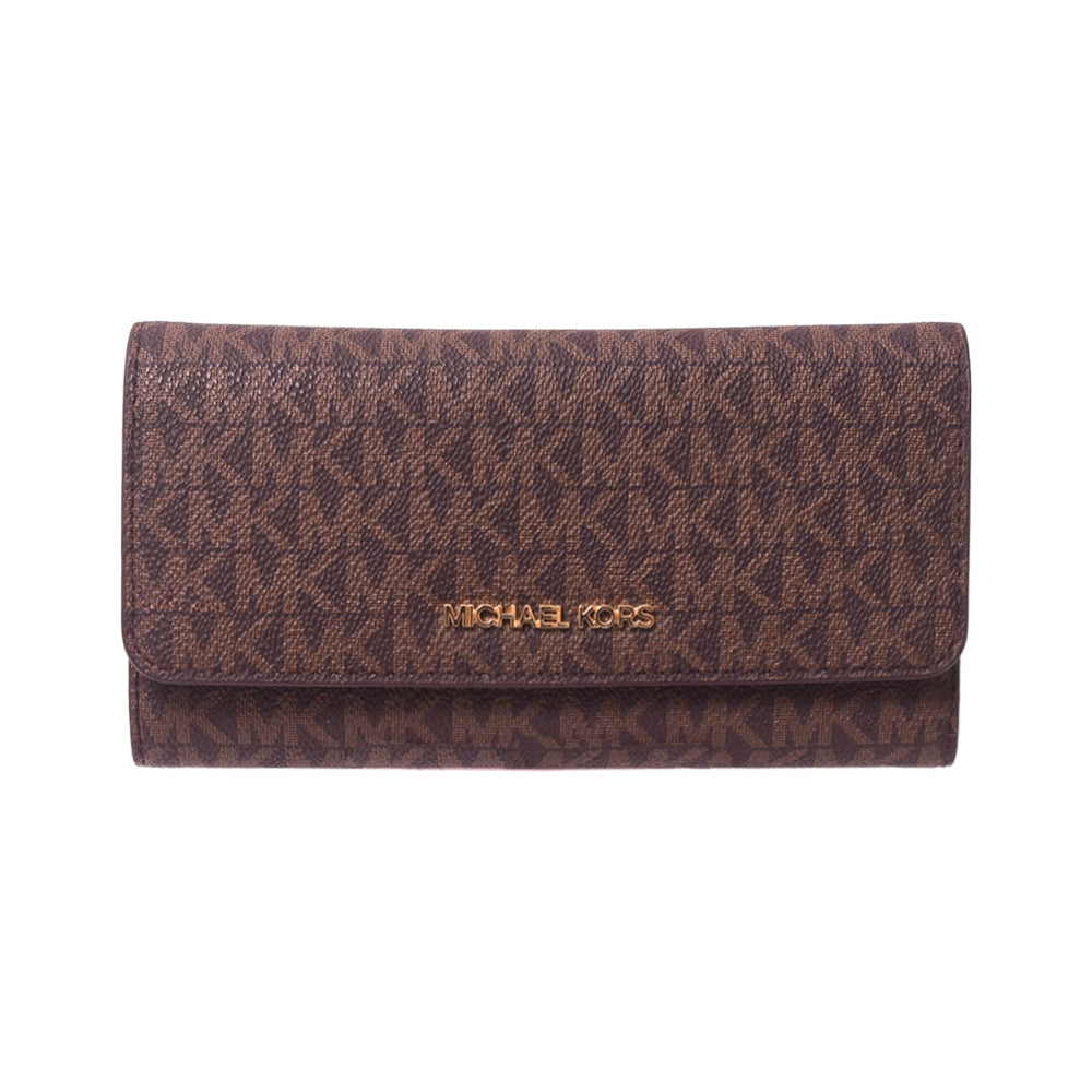 MK SIGNATURE WALLET 35F8GTVF3B BRN (IR)