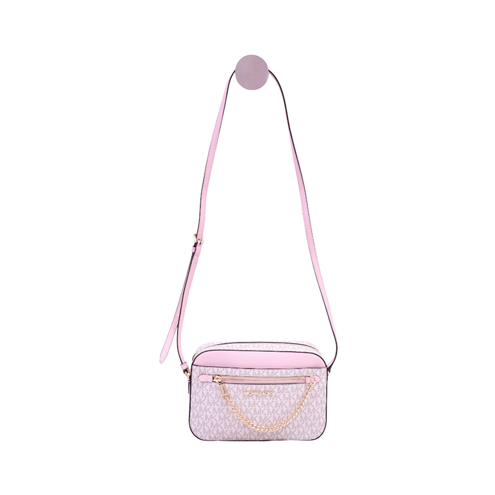 MK SIGNATURE CROSSBODY BAG 35S1GTTC9B PWDR BLSH (IR)